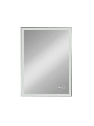Зеркало Континент Mercury 700x900 часы, антизапотевание ЗЛП344