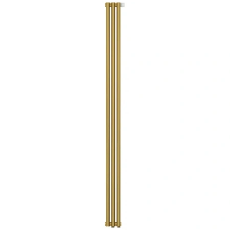 Радиатор трубчатый Сунержа Эстет-0 EU50, 3 секции, нижнее подключение левое/правое, цвет золото, 03-0320-1803/03-0321-1803
