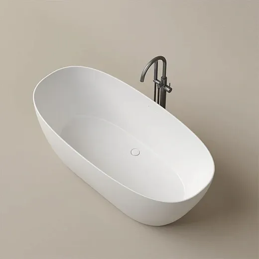Aкриловая ванна Sancos Oval FB21 отдельностоящая, 170 х 80 см, белый