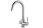 Смеситель для кухни ZorG Steel Hammer SH 713 хром
