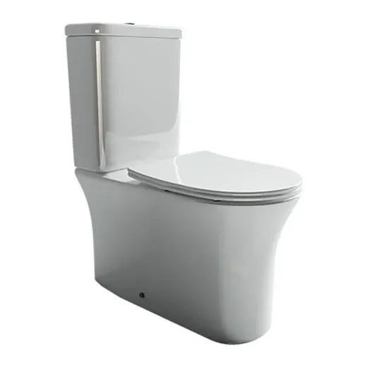 Напольный унитаз Ceramicanova Star Rimless CN1904 безободковый, с сиденьем Soft Close, сантехфарфор