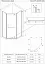 Душевой уголок Veconi RV36-80-01-C5 80x80 стекла прозрачные, профиль хром