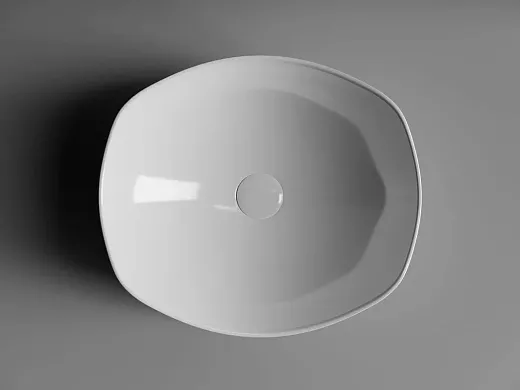 Умывальник Ceramicanova Element CN5017 42х38.5х14.5см накладной овальный без перелива, CN5017