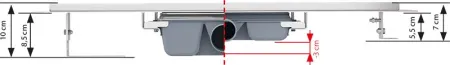 Душевой лоток AlcaPlast APZ1-1050