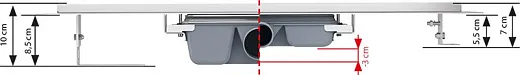 Душевой лоток AlcaPlast APZ1-1050