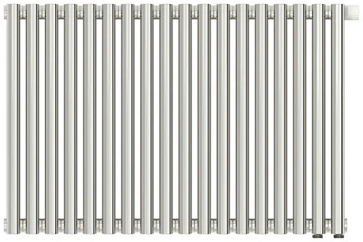 Радиатор стальной трубчатый Сунержа Эстет-11 EU50, ширина 80 см, высота 50 см, 18 секций, нижнее подключение левое EU50/правое EU50, хром, 00-0312-5018