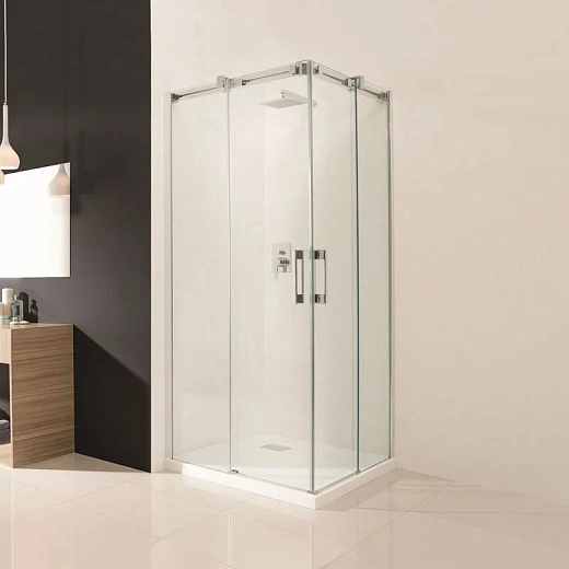 Душевая дверь Radaway Espera KDD 120/L, 120 х 200 см, стекло прозрачное, профиль хром, левая, 380153-01L