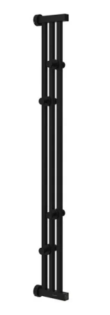 Полотенцесушитель электрический Сунержа Хорда 4.0, 1200x166, черный матовый, 31-0834-1200