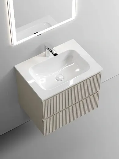 Тумба под раковину Sancos Snob T 60 см подвесная, Beige Soft, SNT60CE
