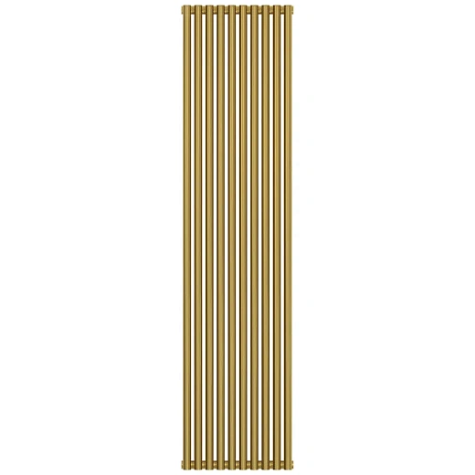 Радиатор трубчатый Сунержа Эстет-00, 10 секций, боковое подключение, цвет золото, 03-0332-1810