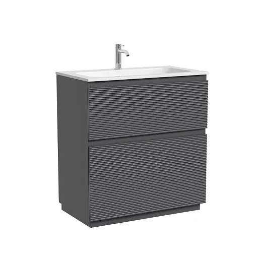 Тумба под раковину Sancos Folk Floor FL80FGS, 80 см, напольная, grey soft