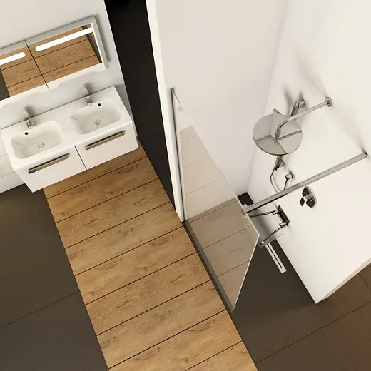 Душевая стенка Ravak ST Walk-In Wall 1000x2000, блестящий + транспарент