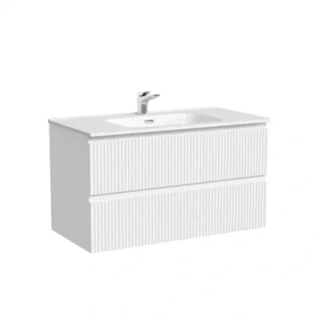 Тумба под раковину Sancos Snob R SNR90W, 90 см подвесная, Bianco