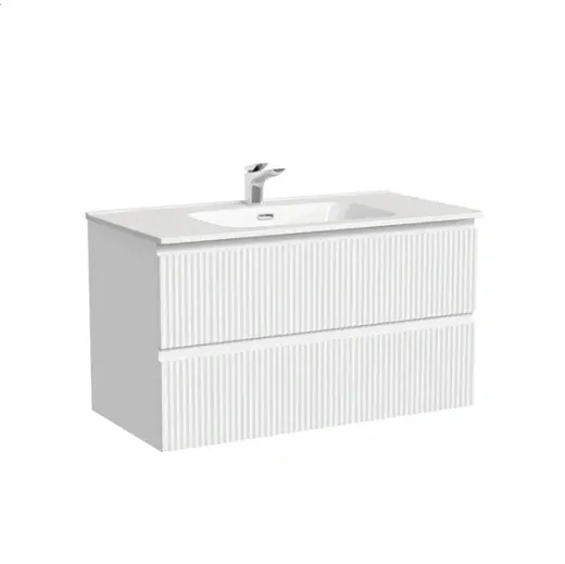 Тумба под раковину Sancos Snob R SNR90W, 90 см подвесная, Bianco
