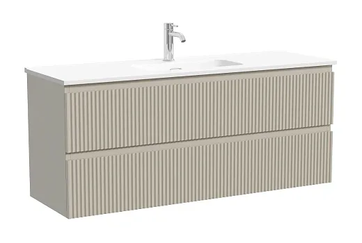 Тумба под раковину Sancos Snob R SNR120/39CE, 120 см, подвесная, Beige Soft