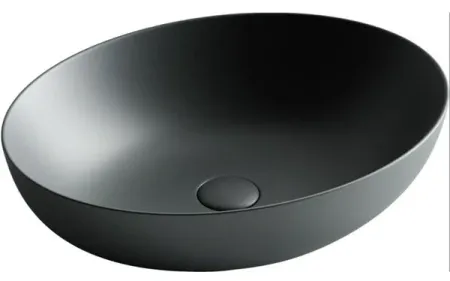 Умывальник Ceramicanova Element 52х39.5х13см накладной темный антрацит матовый, Element 52