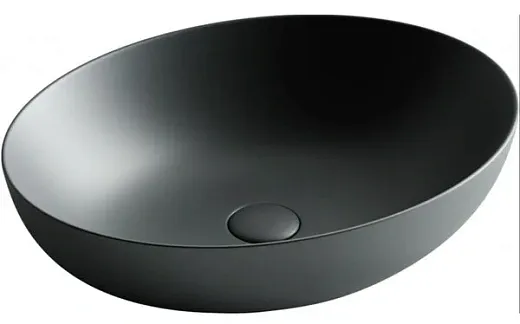 Умывальник Ceramicanova Element 52х39.5х13см накладной темный антрацит матовый, Element 52