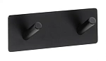 Вешалка Bemeta Easy 163106270 с 2 крючками, черный Вешалка Bemeta Easy 163106270 с 2 крючками, черный