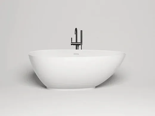 Ванна Salini Paola 101512SMF, 172 х 82 см, из искусственного камня S-Stone, цвет белый матовый, RAL полностью