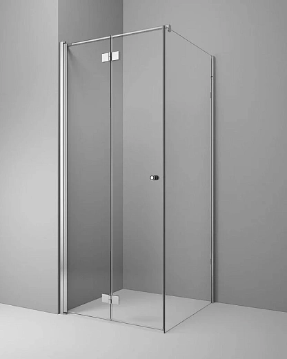 Душевая дверь Radaway Essenza New KDJ-B 90L, 90 х 200 см, стекло прозрачное, профиль хром, левая, 385082-01-01L