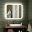 Зеркало Континент Калипсо Люкс LED 68x53,5 с подсветкой