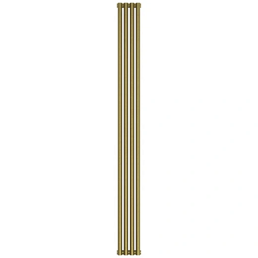 Радиатор трубчатый Сунержа Эстет-11, 4 секции, ширина 18 см, высота 180 см, боковое подключение, цвет состаренная бронза, 05-0302-1804
