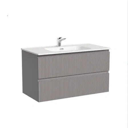 Тумба под раковину Sancos Snob R SNR90SM, 90 см подвесная, Doha Soft