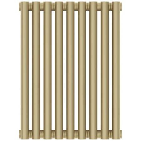 Радиатор отопления Сунержа Эстет-11, 9 секций, боковое подключение, цвет матовая шампань, 022-0302-5009