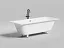 Ванна Salini Orlanda Axis 103211GF, 190 х 80 см, из искусственного камня S-Sense, цвет белый, покраска по RAL полностью