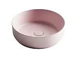 Раковина Ceramicanova Element CN6022MP 39 x 39 x 12 см, накладная, круглая, без перелива, сантехфарфор
