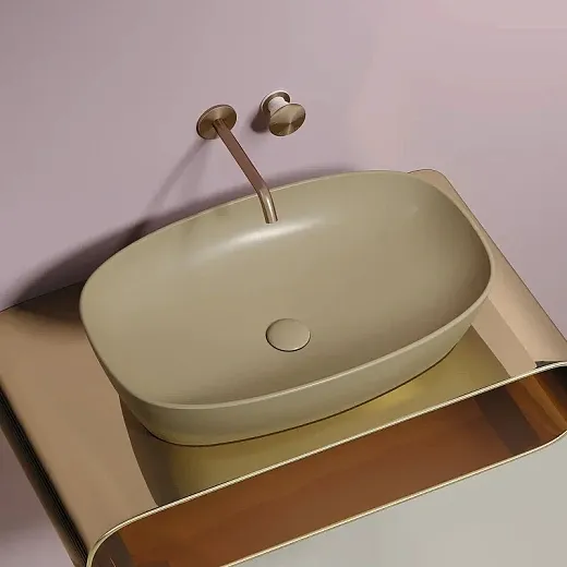 Умывальник Ceramicanova Element CN6049MC 60см сантехфарфор капучино матовый, CN6049MC