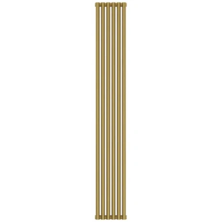 Радиатор трубчатый Сунержа Эстет-00, 6 секций, боковое подключение, цвет матовое золото, 032-0332-1806 Радиатор трубчатый Сунержа Эстет-00, 6 секций, боковое подключение, цвет матовое золото, 032-0332-1806