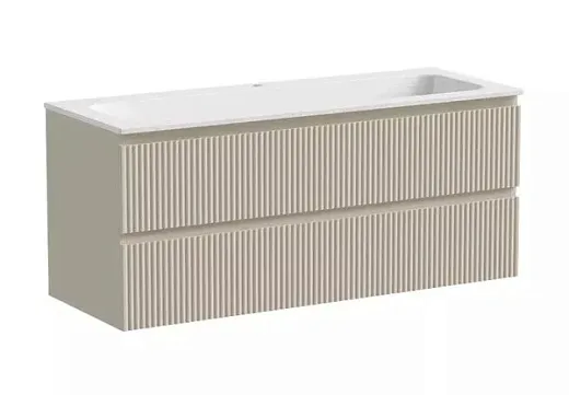 Тумба под раковину Sancos Snob R 120 см подвесная, Beige Soft, SNR120CE