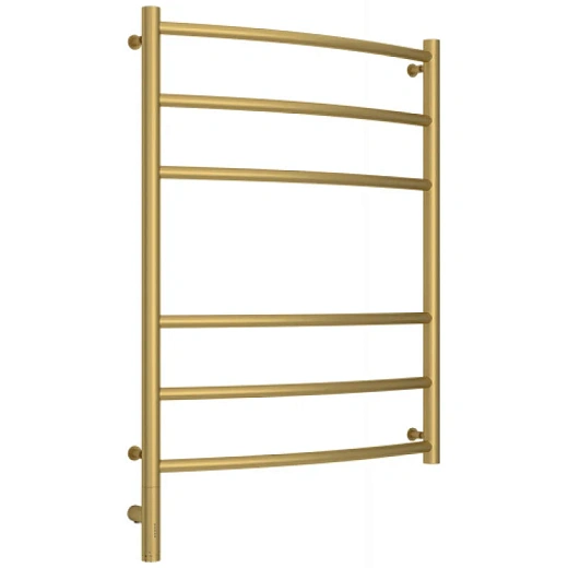 Полотенцесушитель электрический Сунержа Галант 3.0, высота 80 см, ширина 60 см, диммер слева/справа, цвет матовое золото, 032-5800-8060/032-5801-8060