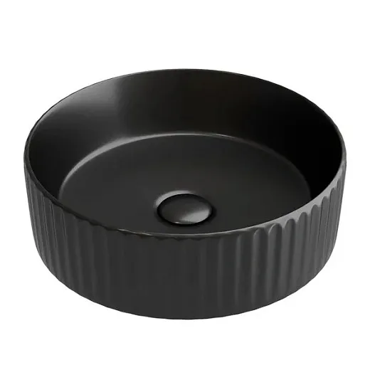 Умывальник Ceramicanova Element CN6057MB 36см сантехфарфор черный матовый, CN6057MB