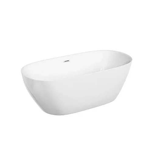 Ванна акриловая Sancos 170 х 80 см, овальная, белый, FB03