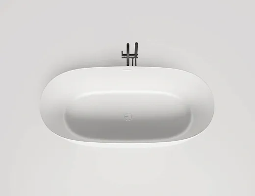 Ванна Salini Sofia 102516GF, 170 х 80 см, из искусственного камня S-Sense, цвет белый, покраска по RAL полностью