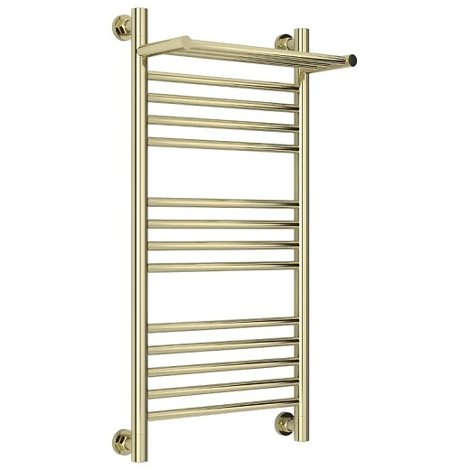 Полотенцесушитель водяной Сунержа Богема+, 800x500, с полкой, цвет шампань, 020-0223-8040