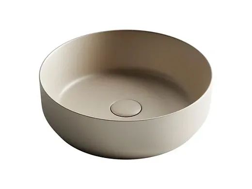 Умывальник Ceramicanova Element CN6022MC 39х39х12см накладной круглый без перелива, CN6022MC
