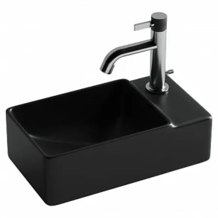 Умывальник Ceramicanova Element 40см подвесной черный матовый, CN5045MB