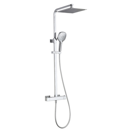 AQM8007CR Душевая система AQUAme с термостатом, Ø226/120мм, 1/3 режим, верхний душ - сталь, Cool Touch,  Хром AQM8007CR Душевая система AQUAme с термостатом, Ø226/120мм, 1/3 режим, верхний душ - сталь, Cool Touch,  Хром