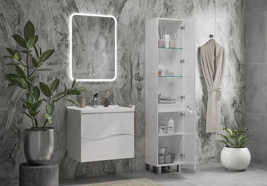 Пенал напольный Volna 40 белый