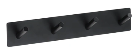 Вешалка Bemeta Easy 163106290 с 4 крючками, черный