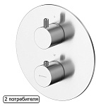 Смеситель термостат скрытого монтажа на 2 потребителя WHITECROSS Y Y1236NIB (брашированный никель) Смеситель термостат скрытого монтажа на 2 потребителя WHITECROSS Y Y1236NIB (брашированный никель)