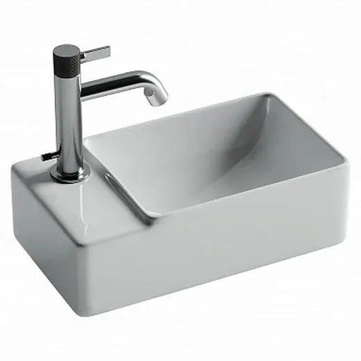 Умывальник Ceramicanova Element 40см подвесной белый, CN5046 сантехфарфор