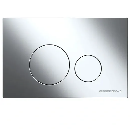 Инсталляция Ceramicanova Envision с унитазом Ceramicanova Forma CN3009_1001CH_1000 Rimless CN3009, крышка микролифт, сантехфарфор, клавиша Round хром глянцевый