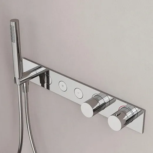 Душевая система Sancos Linn SC9023CH, термостатическая, хром
