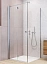 Душевой уголок Radaway KDJ-B, 90 х 90 см, стекло прозрачное, профиль хром, дверь левая/правая, 137403-01-01L/R