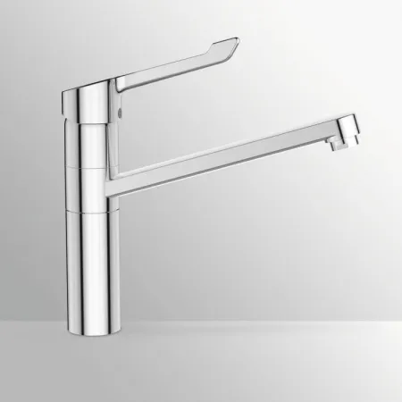 Смеситель Ideal Standard  CERAFLEX BC137AA локтевой, для кухонной мойки с технологией холодный старт (Blue Start)