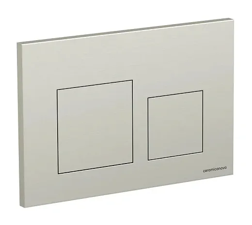Клавиша смыва Ceramicanova Balance Square CN12-002BN, механическая, брашированный никель